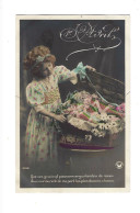 Que Ces Gracieux Poissons Enguirlandés De Roses Vous Murmurent De Ma Part Les Plus Douces Choses.Expédié à Rambouillet. - Erster April