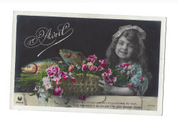 Que Ces Gracieux Poissons Enguirlandés De Roses Vous Murmurent....Expédié à Beaumont-sur-Oise (Val D'Oise) - Erster April