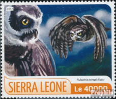 Sierra Leone 8614 (kompl. Ausg.) Postfrisch 2017 Eulen - Sierra Leone (1961-...)