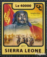 Sierra Leone 8430 (kompl. Ausg.) Postfrisch 2017 Dschinghis Khan - Sierra Leone (1961-...)