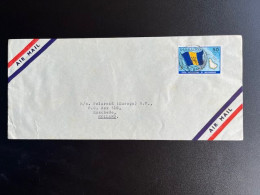 BARBADOS 1972 AIR MAIL LETTER TO ENSCHEDE NETHERLANDS 19-??-1972 - Barbades (1966-...)