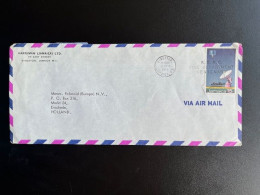 JAMAICA 1972 AIR MAIL LETTER KINGSTON TO ENSCHEDE NETHERLANDS 15-03-1972 - Jamaique (1962-...)