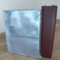 Raccoglitore Rosso Con 50 Fogli Trasparenti 2 Tasche Per Cartoline Banconotefoto - Books & Software