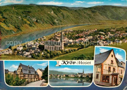 Kroev Mosel Fliegeraufnahme Wein Kroever Nacktarsch - Kröv