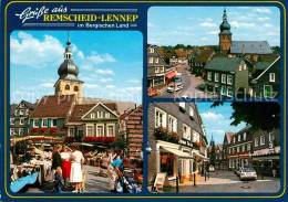 Lennep Marktplatz Kirche Innenstadt - Remscheid
