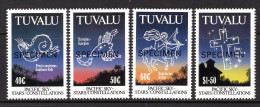 Tuvalu 1992 Pacific Star Constellations - SPECIMEN - Set MNH (SG 621-624) - Tuvalu