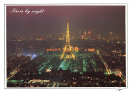 PARIS BY NIGHT - PARIS LA NUIT - LA TOUR EIFFEL ILLUMINEE - Tour Eiffel