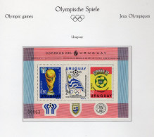 ESPANA 1982 Uruguay Block 44 ** 40€  Jubiläum Olympiade-Sieg Amsterdam 1928 Fußball-WM Spanien M/s Sheet Bloc Bf America - Uruguay