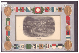 BADEN - DRAPEAUX DES CANTONS SUISSES - TB - Baden