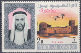 Umm Al Qiwain UAE MI 46A MNH Air Mail Storks Birds Palace Zayix 041422-S76 - Autres & Non Classés