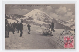 (38576-00) Suisse - Leysin - Course De Bobsleigh Et Le Mont D'Or - Leysin