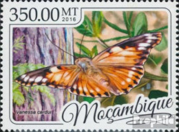 Mosambik 8758 (kompl. Ausgabe) Postfrisch 2016 Schmetterlinge - Mozambique