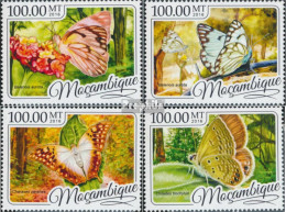 Mosambik 8754-8757 (kompl. Ausgabe) Postfrisch 2016 Schmetterlinge - Mozambique
