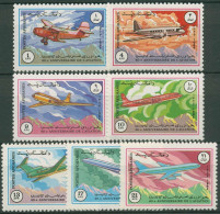 Afghanistan 1984 Luftfahrt Flugzeuge 1353/59 Postfrisch - Afghanistan