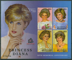 Mikronesien 2007 10. Todestag Von Prinzessin Diana 1778/81 K Postfrisch (C41540) - Micronésie