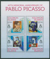 Salomonen 2013 Gemälde Von Pablo Picasso 2192/95 K Postfrisch (C41316) - Salomon (Iles 1978-...)