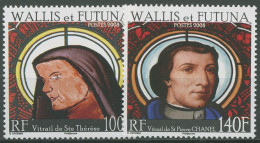 Wallis Und Futuna 2008 Glasfenster Der Kirche Von Lano 974/75 Postfrisch - Unused Stamps