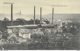 LUXEMBOURG - DIFFERDINGEN - Teilansicht Mit Hütte - Cpa Circulée 1923  - L'état Vraiment Très Bon !!! - Differdange