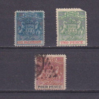 BRITISH SOUTH AFRICA COMPANY RHODESIA 1892, SG# 18-22, CV £21, Part Set, Used - Rhodésie Du Nord (...-1963)