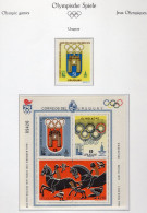 Moskau 1980 Uruguay Block 41 ** 38€ Olympiade-Emblem Olympia-Komitee Pferde Auf Vasen Bloque Hoja Sheet Bloc Bf America - Uruguay