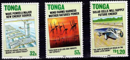 TONGA 1990 ALTERNATIVE ENERGY SOURCES MI No 1119-21 MNH VF!! - Tonga (1970-...)
