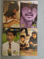 CINEMA - THAILAND - SET OF 4 CARDS - MOVIE - Cinema
