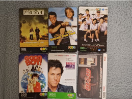CINEMA - THAILAND - BAD BOYS II - MISSION IMPOSSIBLE III - SET OF 6 CARDS - MOVIE - Cinema
