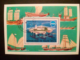 Bloc De Timbre De Haute-Volta : Exposition Océanographique Okinawa 1975 - Haute-Volta (1958-1984)