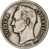 Venezuela, Gram 10, 2 Bolivares, 1935, Philadelphie, Argent, TB+, KM:23 - Venezuela
