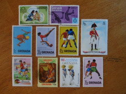 Grenada Lot  MNH + 1x Stamped - Grenade (1974-...)