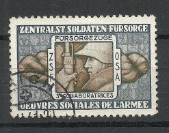 SCHWEIZ Switzerland Suisse O 1941 Soldatenmarke Zentralstelle Für Soldatenfürsorge Army Military WWII O - WW2