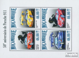 Mosambik 7037-7040 Kleinbogen (kompl. Ausgabe) Postfrisch 2013 Porsche 911 - Mozambique