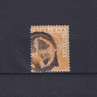 ST. HELENA 1896, SG# 49, 2d Orange, QV, Used - Sainte-Hélène