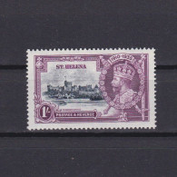 ST. HELENA 1935, SG# 127, CV £26, 1sh, Silver Jubilee, KGV, MH - Sainte-Hélène