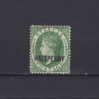 ST. LUCIA 1881, SG# 23, CV £85, Wmk Crown CC, ½d Green, QV, MH - St.Lucia (...-1978)