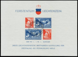 LIECHTENSTEIN BLOCK KLEINBOGEN Block 2 Gestempelt X2EE2FA - Blocks & Kleinbögen