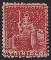 1859 TRINIDAD SG 38 (1d.) Rosa - Rosso USATO - Other & Unclassified