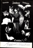 Photo Zauberer Samson Kliffken, Tierdressur, Autogramm - Sonstige & Ohne Zuordnung