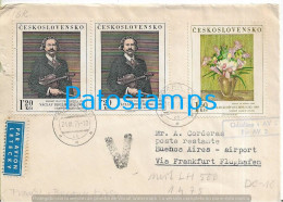 244339 CZECH REPUBLIC PRAHA COVER CANCEL YEAR 1975 CIRCULATED TO GERMANY NO POSTAL POSTCARD - Autres & Non Classés