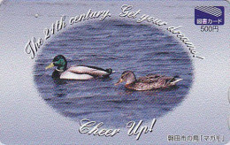 Carte JAPON - ANIMAL - OISEAU - CANARD / Couple De Colverts - DUCK BIRD JAPAN Tosho Card / 21th Century - ENTE - 6021 - Altri & Non Classificati