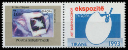 ALBANIEN 1993 Nr 2530Zfr Postfrisch WAAGR PAAR X5DAE6A - Albanie