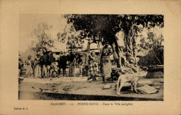 CPA Porto Novo Dahomey Benin, Dans La Ville Indigene - Kamerun