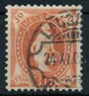SCHWEIZ STEHENDE HELVETIA Nr 60YD Gestempelt X6B6392 - Gebraucht