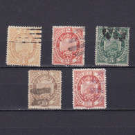 BOLIVIA 1894, Sc# 40-46, CV $47, Part Set, Used - Bolivie