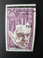 Benin 1985 Mi. 409 Surchargé Overprint Louis Pasteur - Louis Pasteur