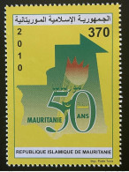 Mauritanie Mauretanien Mauritania 2010 Mi. 1187 50 Ans Indépendance Unabhängigkeit Map Karte MNH ** - Mauritanie (1960-...)