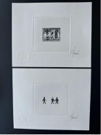 Monaco 1995 YT 2009G Epreuve D'artiste Proof 50 Ans Years ONU UNO UN United Nations Unies Année Internationale Tolérance - Unused Stamps