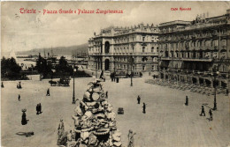 Delcampe - CPA TRIESTE Piazza Grande E Palazzo Luogotenenza ITALY (543388) - Trieste (Triest)