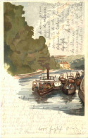 Passau-Donaulände - Litho - Passau