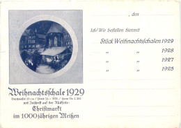 Meissen - Christmarkt Weihnachtsschale 1929 - Meissen